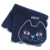 ANNA SUI 109482-0008-06 Towel Handkerchief, Cat Embroidery, Handkerchief Towel, Women's