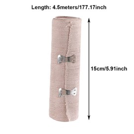 4PCS Cohesive Bandage Wrap, Durable Elastic Bandage Wrap Waterproof, Elastic Bandage for Sports, Wrist and Ankle Wrap Tape, Non-Woven Bandage,15cmx4.5m