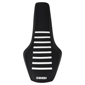 Suzuki 2009 - 2014 Suzuki LTZ 400 Z400 seat cover   all BLACK w/ WHITE ribs #240