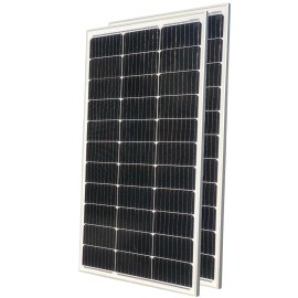 WindyNation 100 Watt 12 Volt Monocrystallin - 2 Pieces