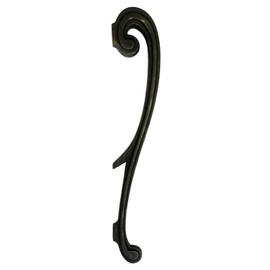The King's Bay French Curve Commercial Cast Iron Door Pull Entry Hardware 15.75 Inch