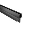 BAUHANDEL24-80 cm Shower Seal Black for Glass Thickness 6 mm