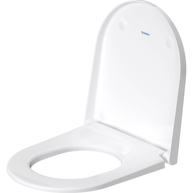 Duravit 0021690000 D-Neo Round Closed-Front Toilet Seat with Soft Close
