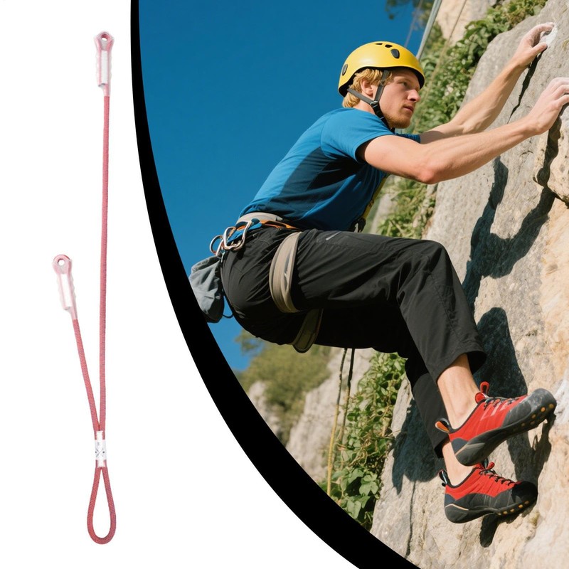 Climbing Rope,Prusik Loops Rappelling Rope - Wear Resistant Rescue Protection