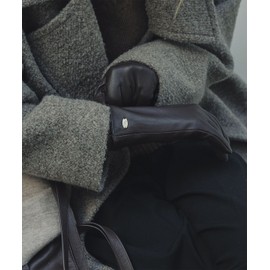 From Wear Leather Gloves Brown