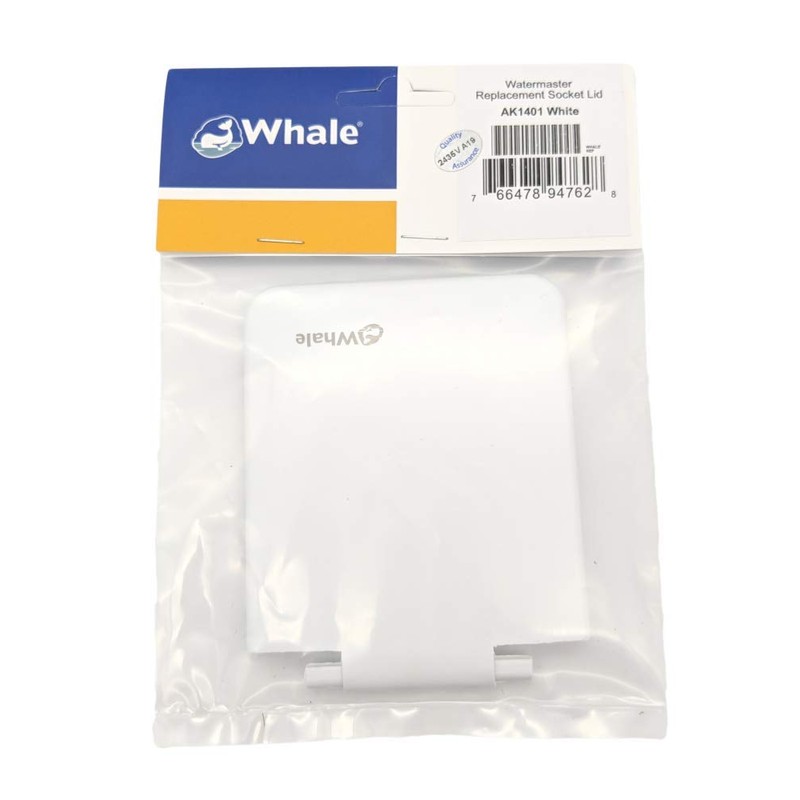 Whale WaterMaster Replacement Socket Replacement Lid / Flap (White)