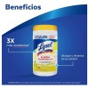 Lysol Toallitas Desinfectantes Lysol De Superficies Citrus 80 Toallitas