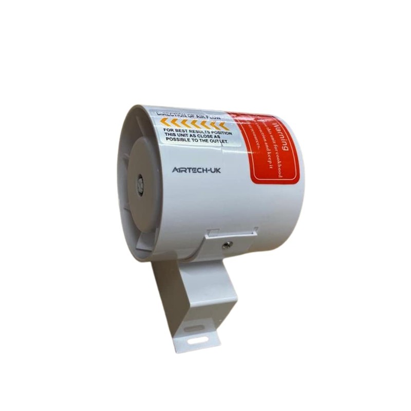 TUBO in Line Bathroom Shower Room Extractor Fan - Axial