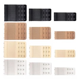 Extensor de ropa interior Extensiones Bra Brasier Mujer Extensores 3 Ganchos 12pcs