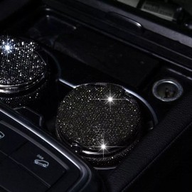 FUTURE OF STAR Cenicero De Diamante De Coche Con Led Y Tapa Para Automóvil