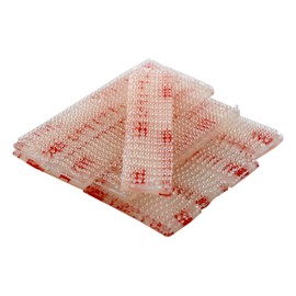 Toll Tape Dual Lock Replacement E-ZPass Mounting Strips, Clear, Set of 8 Strips (Bundle)