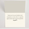 Religious Funeral Thank You Cards - Bereavement Sympathy Acknowledgement -