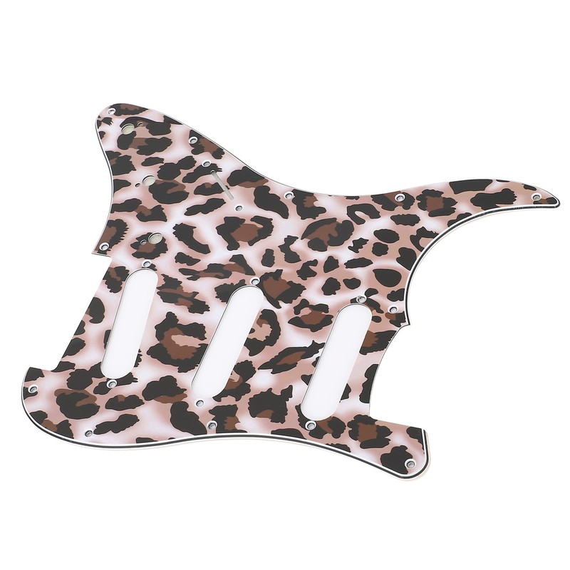 Guitar Left Hand Pickguard PVC 3 Layers Protective Decorative Guitar