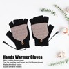 Heated Gloves Fingerless Full Finger Adjustable 3 Gear Black Hand