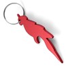 Komonee Parrot Red Bottle Opener Key Chain Metal Wildlife Bird