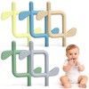 WALULAN Baby Teether Relief Stick Silicone Chew Toys for Babies