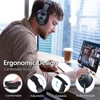 ZZOSRDR Bluetooth Headphones Over Ear, Foldable Lightweight Wireless Headset, Wireless
