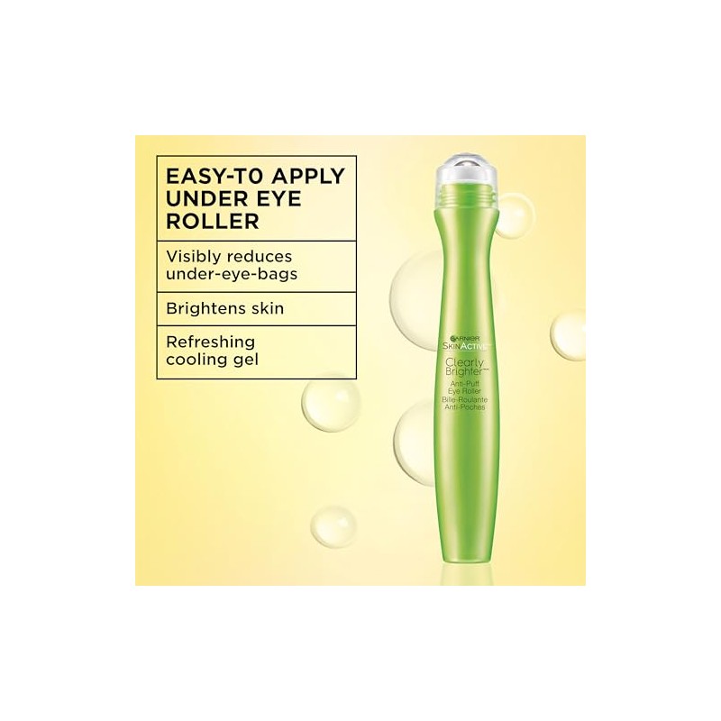 Garnier Skin Renew Anti-Puff Eye Roller, 0.5 Oz