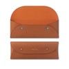 COGURE COPEN Pencil Case, Genuine Leather, Simple, Stylish, Unisex, Gift