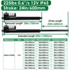 KM-LINEARTECH 24 Inch 600mm 225lbs/1000N 0.6"/sec High Speed 12V Linear
