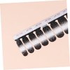 Healeved 48pcs Black Gradient Shade Nail Sticker Full Cover Fake