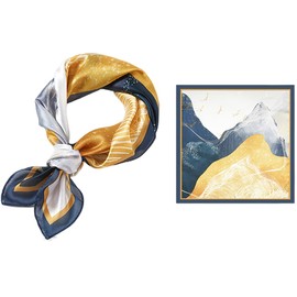 FAIRYGATE Schals für Damen Damenschal Seidenschal Satin Kopftuch Bandanas Haarschal Lange Schal Damen 40005