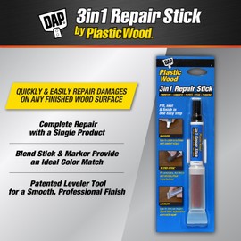 DAP Plastic Wood 3 in 1 Repair Stick, Cherry (7079804093)