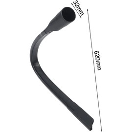 RichVibe - Varita de extensión para aspiradora plegable con cabezal de succión plano para mangueras de 32 mm, herramienta de hendidura flexible larga para zonas difíciles de alcanzar y limpieza