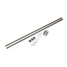 RJS Racing Equipment 100021 Silver Polyester Snap Net Truck Cargo Net Installation Kit