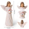 House Warming Gifts New Home, Guardian Angel with House Figurines