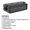 SpeedTech Lights Universal Switch Box Weatherproof Controller with On/Off +