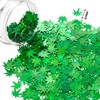 12 Boxes Weed Leaf Glitter Green Pot Leaf Sequin Leaf