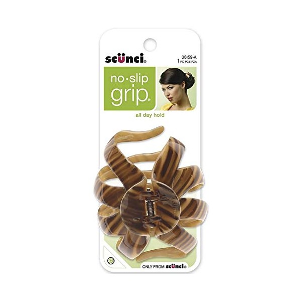 Scunci No-Slip Grip Large Octopus Clip, Color May Vary 1 ea (Pack of 4)