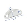 VGOL 20Pcs Guyline Cord Adjuster Tent Tensioners Triangle Wind Rope