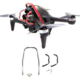 YAAAM Shock Reducing Bumper Aluminum for DJI FPV (Black)