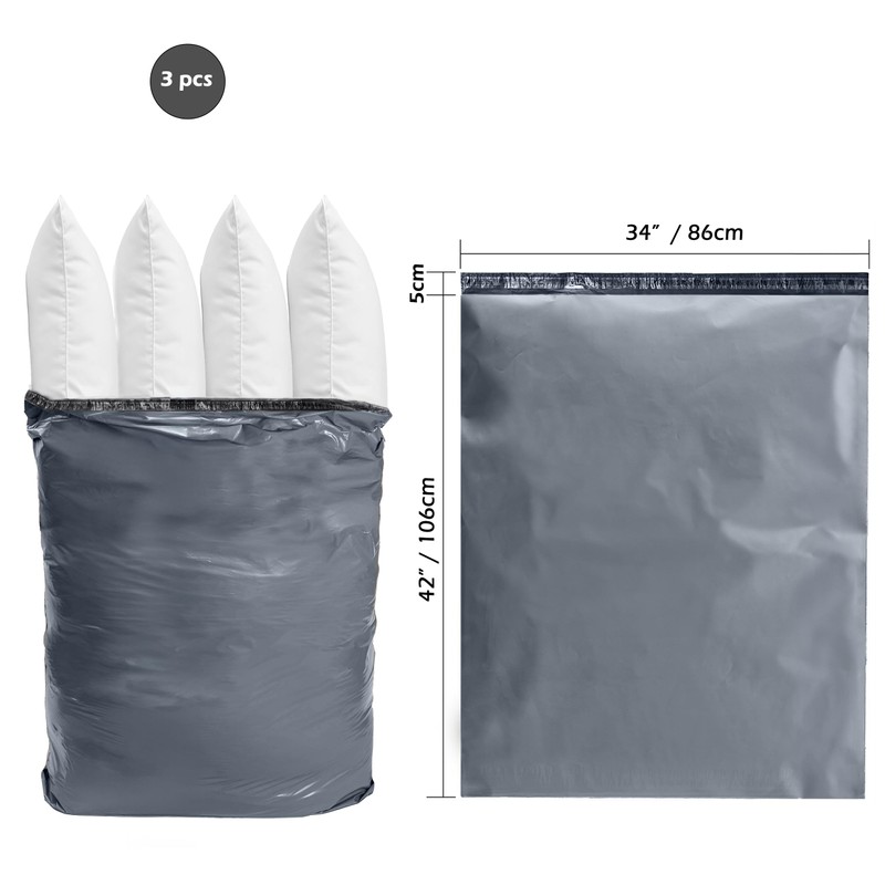3 x (34" x 42") Extra Large Postage Bags, 86cm
