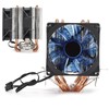 CPU Air Cooler Dual Tower 4 Heatpipes LED Light CPU