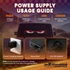 LED Sign for Truck Windshield, 24"×5" Devil Eyes Display App