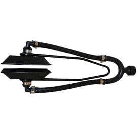 attwood 16208-7 Universal Outboard Dual Water Feed Rectangular Motor Flusher, Black