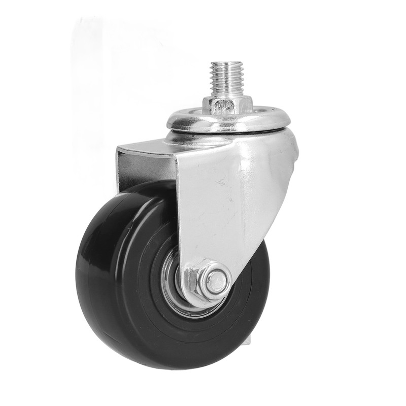 Stem Casters 65mm/2.6in 360° Rotation Low Noise Furniture Movable Mounting