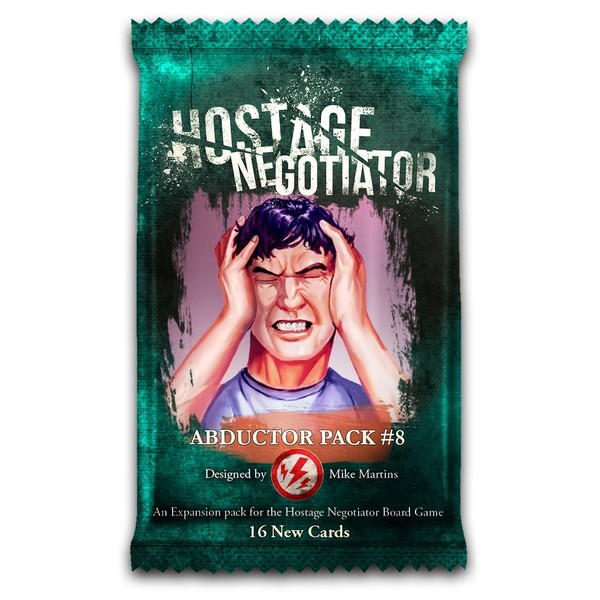 Van Ryder Games Hostage Negotiator Abductor Pack 8 – A Game Expansion 20 Minutes of Gameplay for 1 Player – for Teens and Adults Ages 15+ - English Version