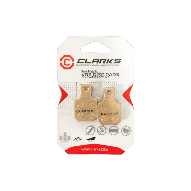 Clarks Cycle Systems VRS866 Disc Brake Pads, Magura MT5, MT7