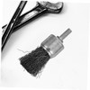 TEHAUX 5pcs Drill Wire Brush Durable Abrasive Wheel Brushes for