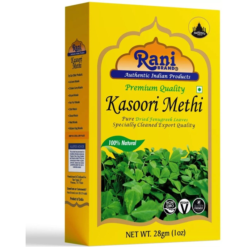 Rani Fenugreek Leaves Dried (Kasoori Methi) 1oz (28g)