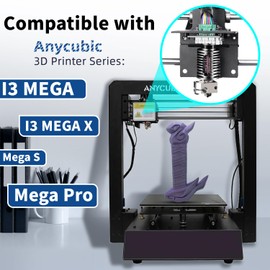 hardcore lab Mega All Metal Hotend Upgrade: High Temperature Hotend Compatible with Anycubic i3 Mega/MegaS/MegaX/MegaPro V5 J-Head Hot end 12V 40W
