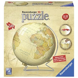 Ravensburger Vintage Globe 3D Puzzle (540-Piece)