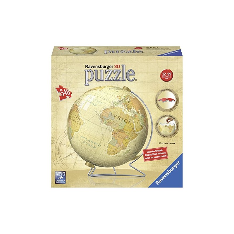 Ravensburger Vintage Globe 3D Puzzle (540-Piece)