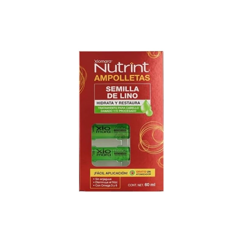 Xiomara Nutrint ampolletas Semilla de Lino