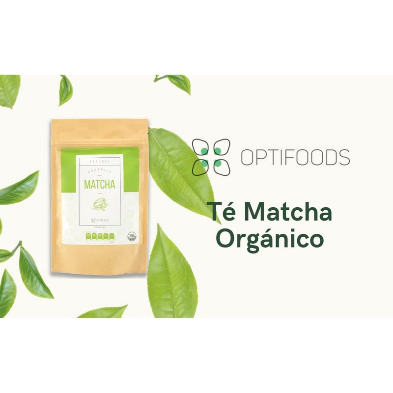 Optifoods Té Matcha Orgánico Japonés Certificado - 100g