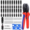 20 Pairs Solar Panel Connectors Kit with Crimper Tool -